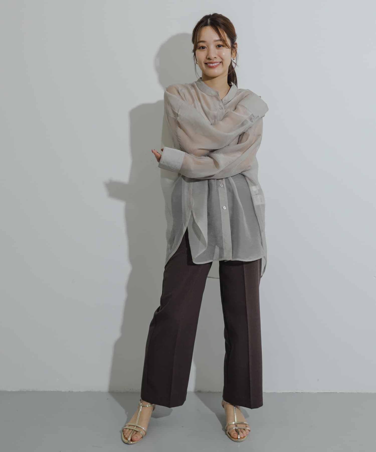 身長：155cm サイズ：one