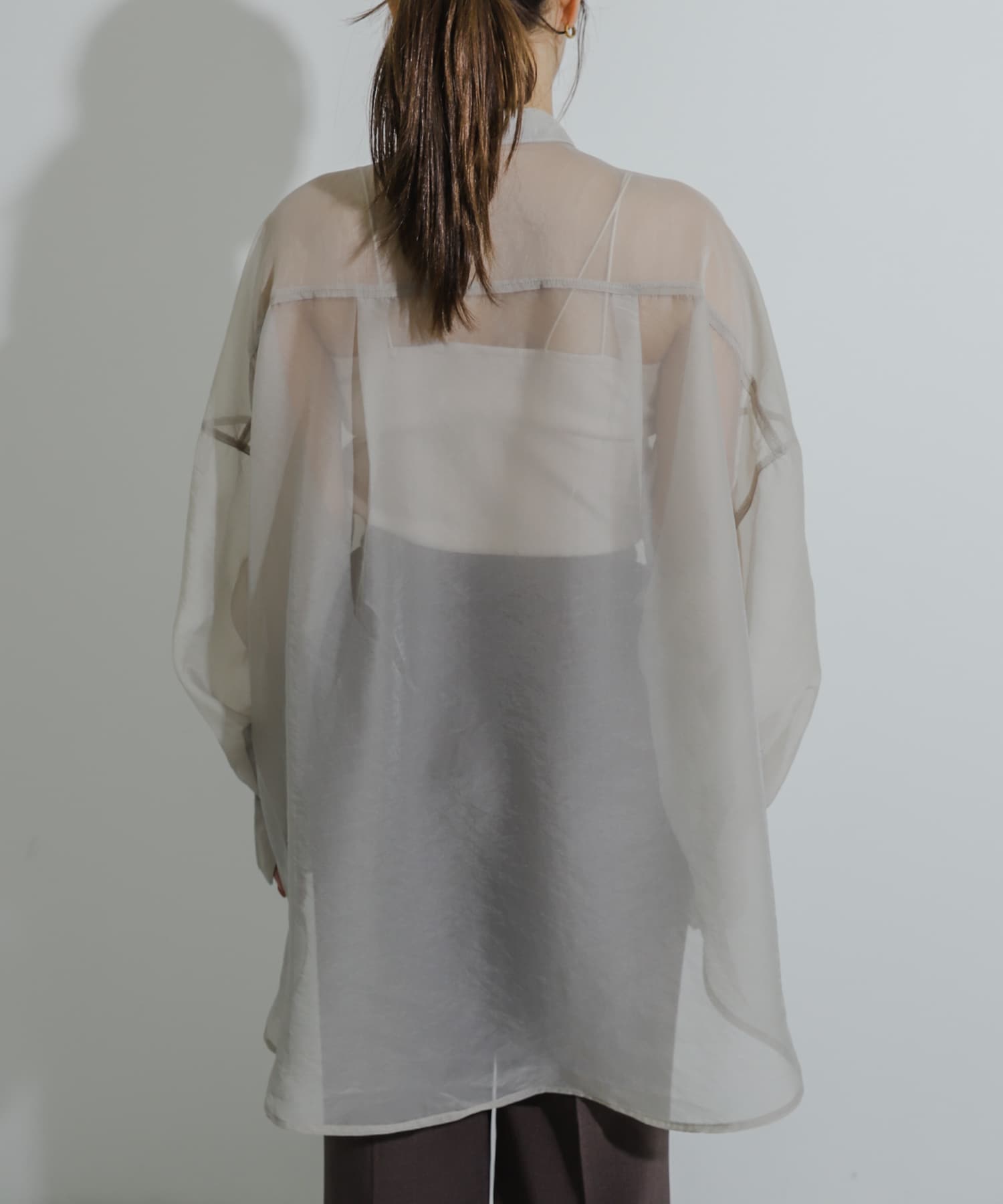 身長：155cm サイズ：one