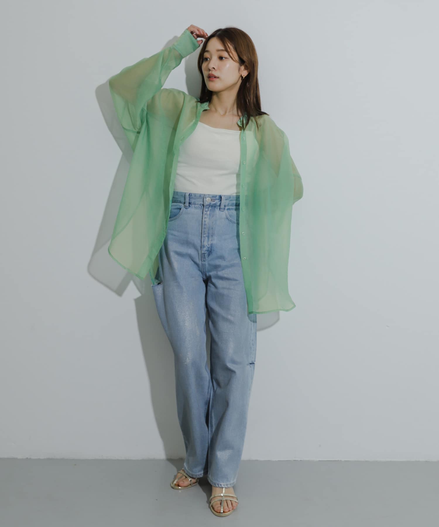 身長：155cm サイズ：one