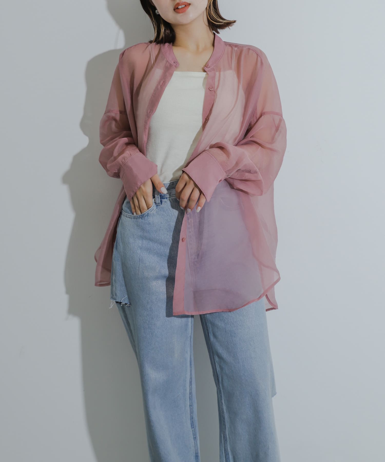 身長：158cm サイズ：one