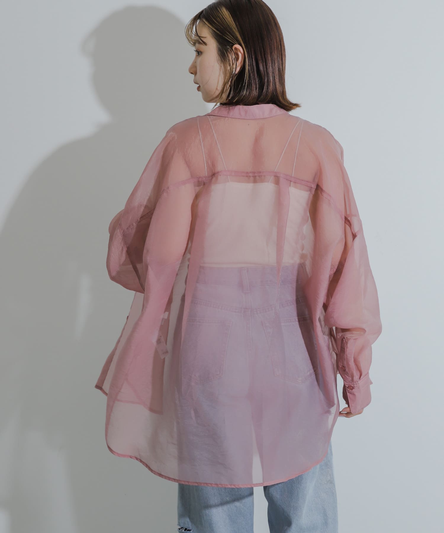 身長：158cm サイズ：one