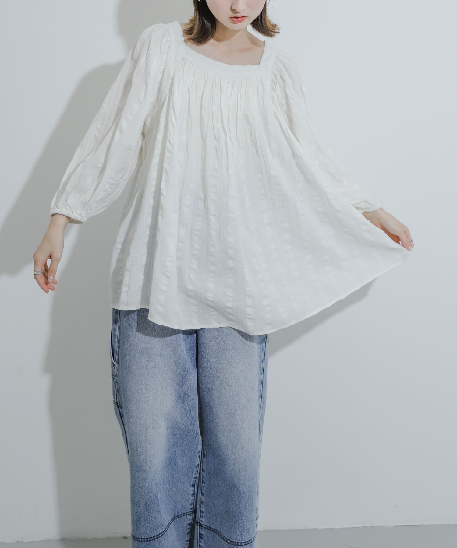 身長：169cm サイズ：one