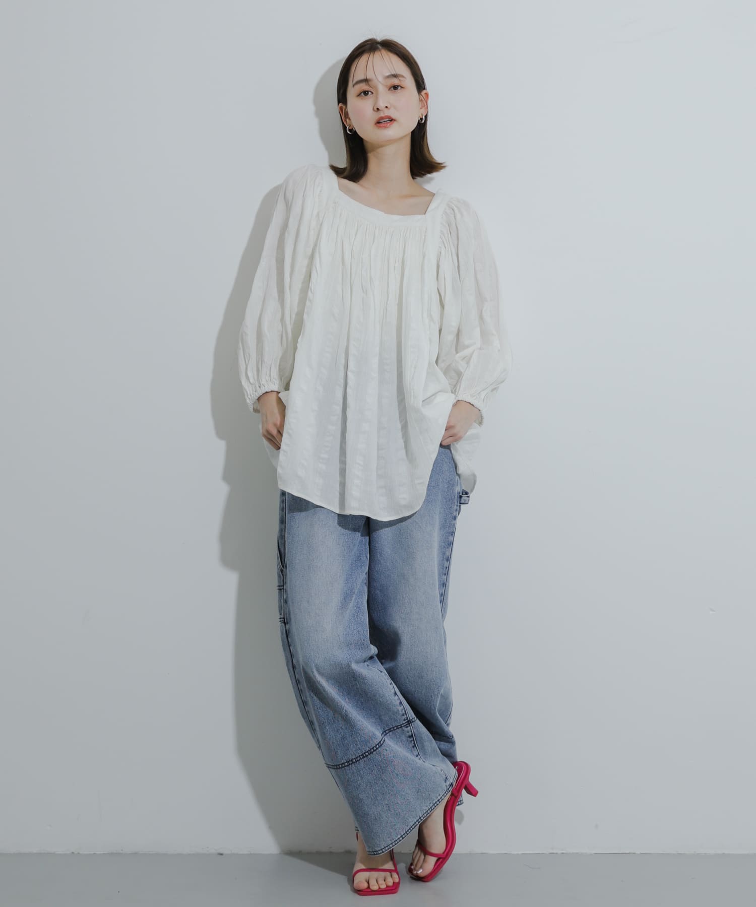 身長：169cm サイズ：one