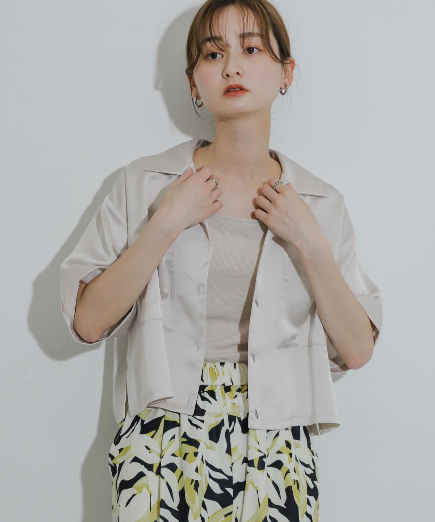 身長：169cm サイズ：one