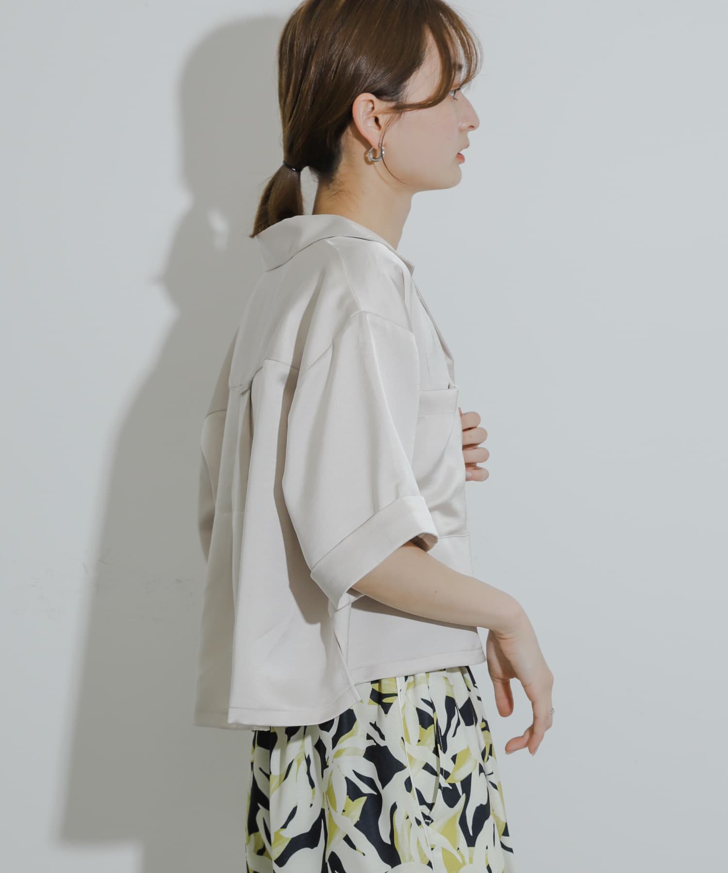 身長：169cm サイズ：one