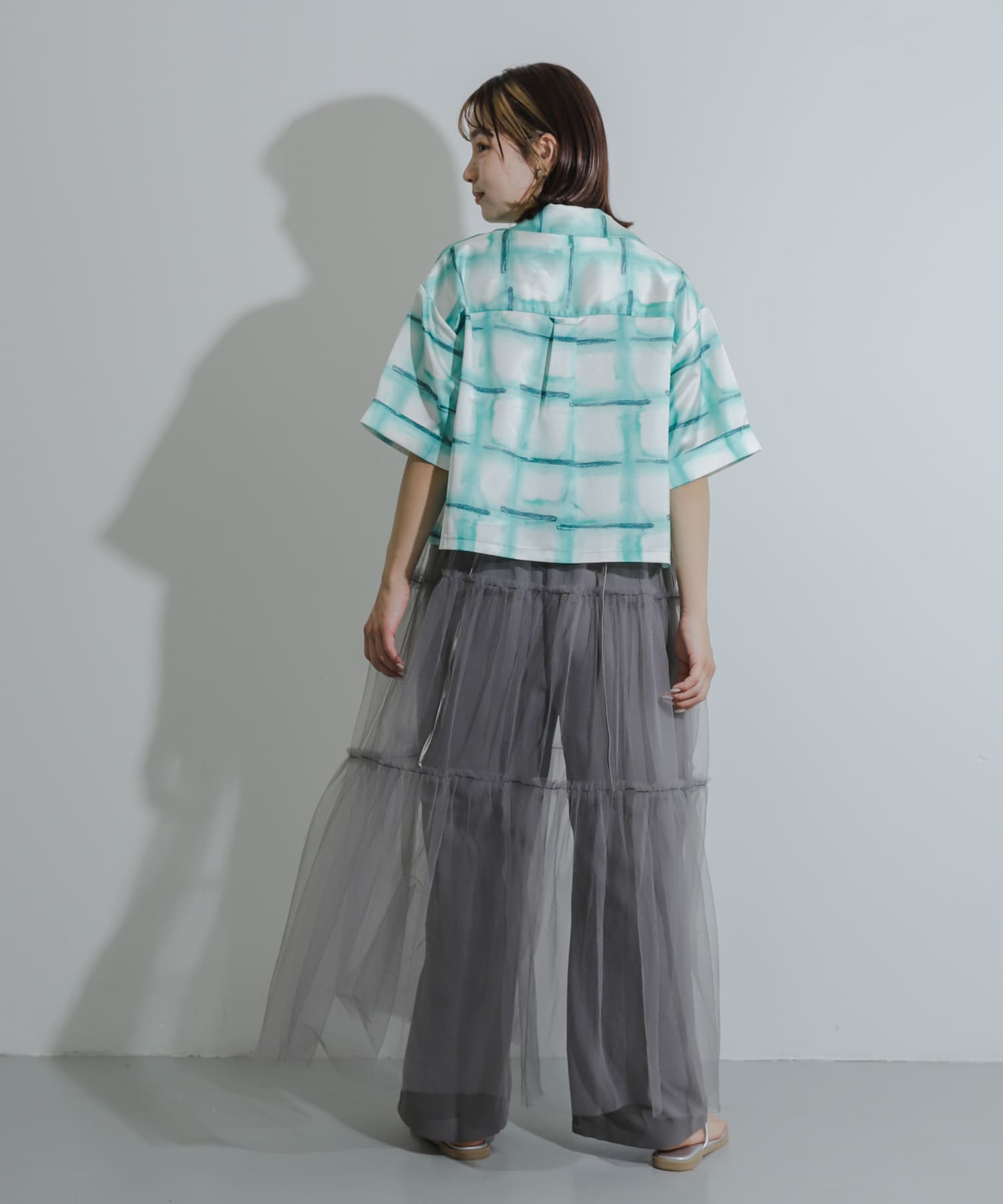 身長：158cm サイズ：one