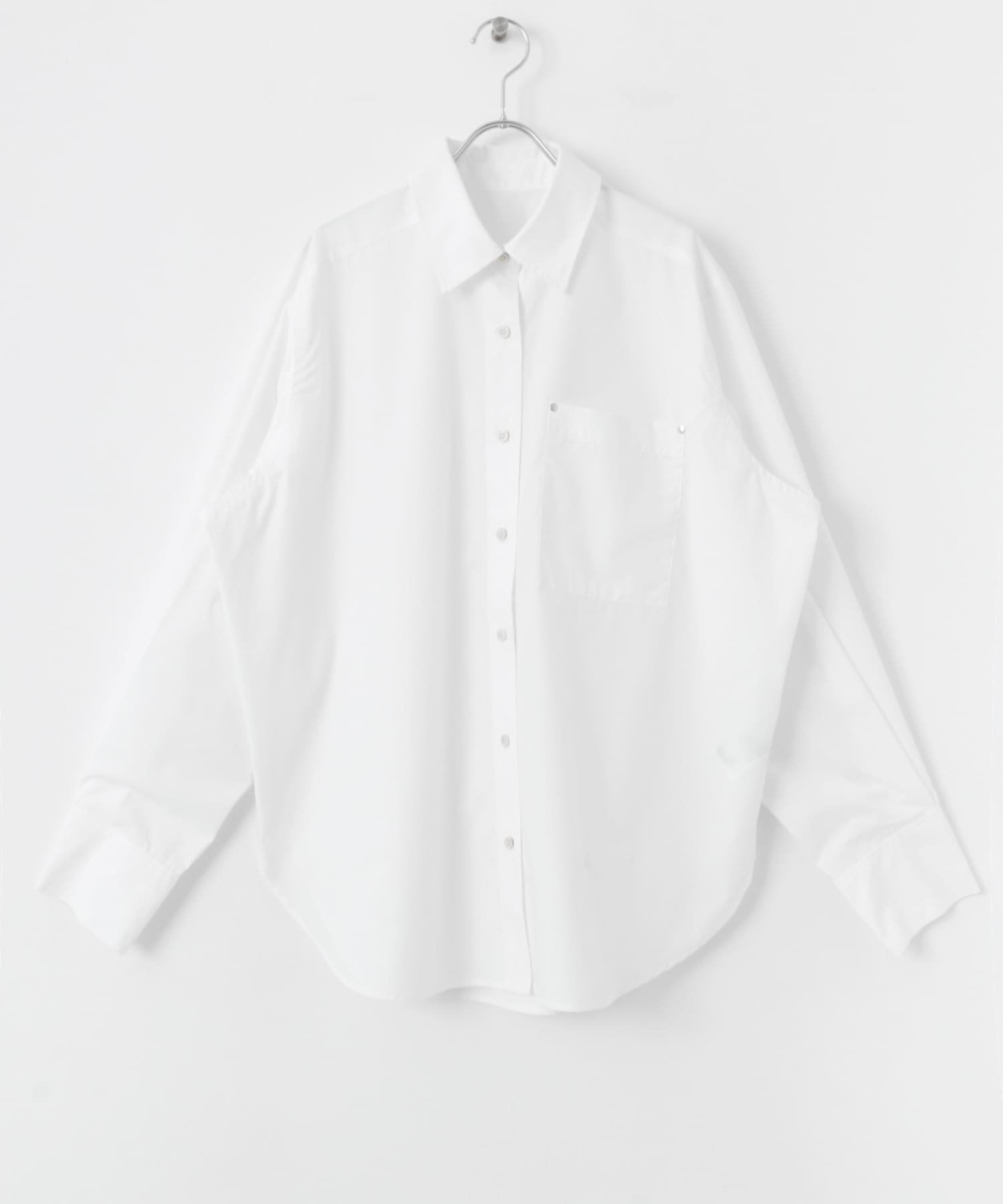 アームスリットオーバーシャツ OFF WHITE one