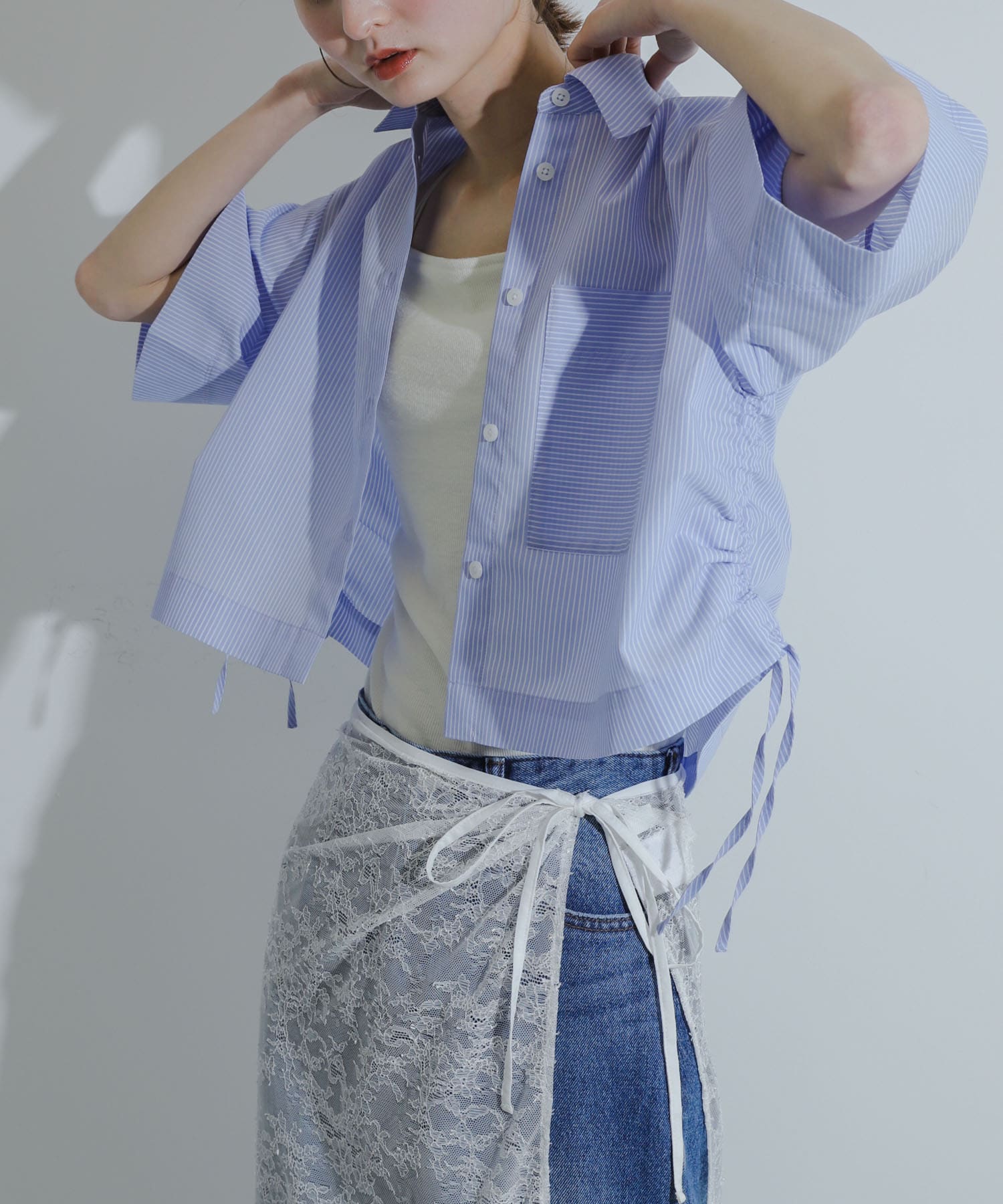 身長：169cm サイズ：one