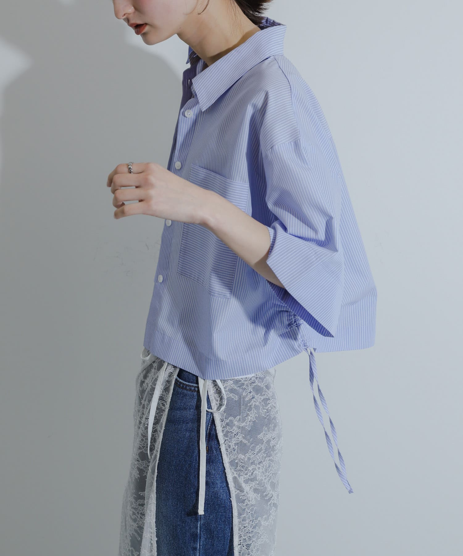 身長：169cm サイズ：one