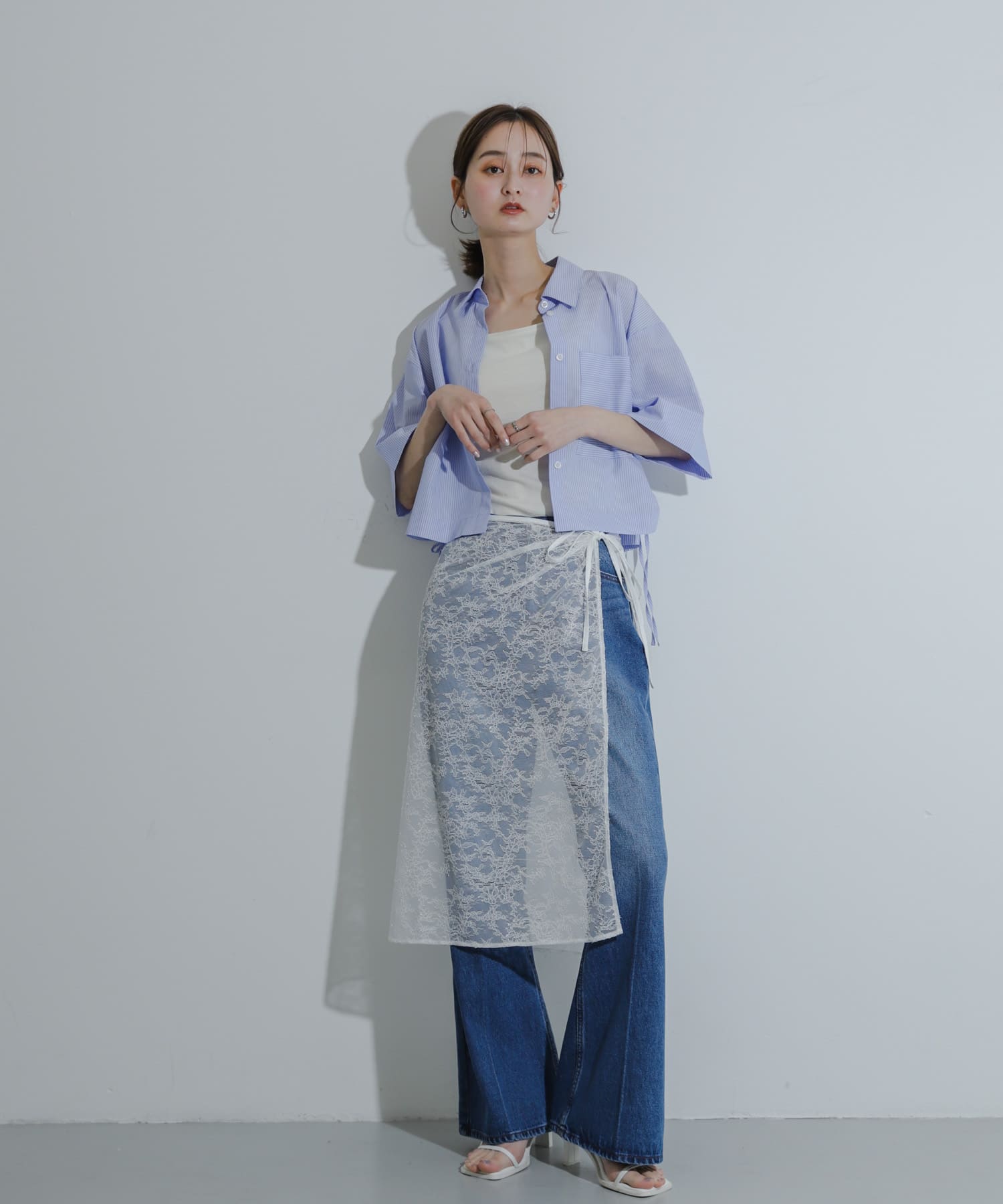 身長：169cm サイズ：one