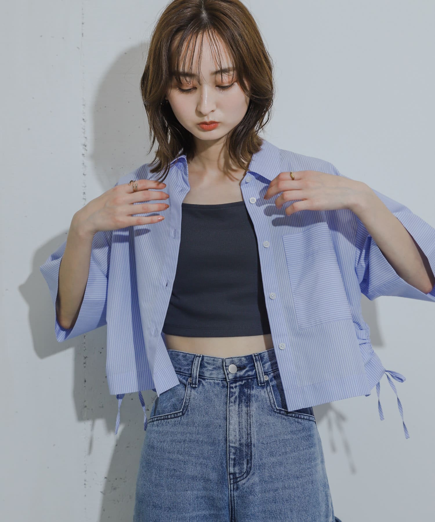 身長：169cm サイズ：one