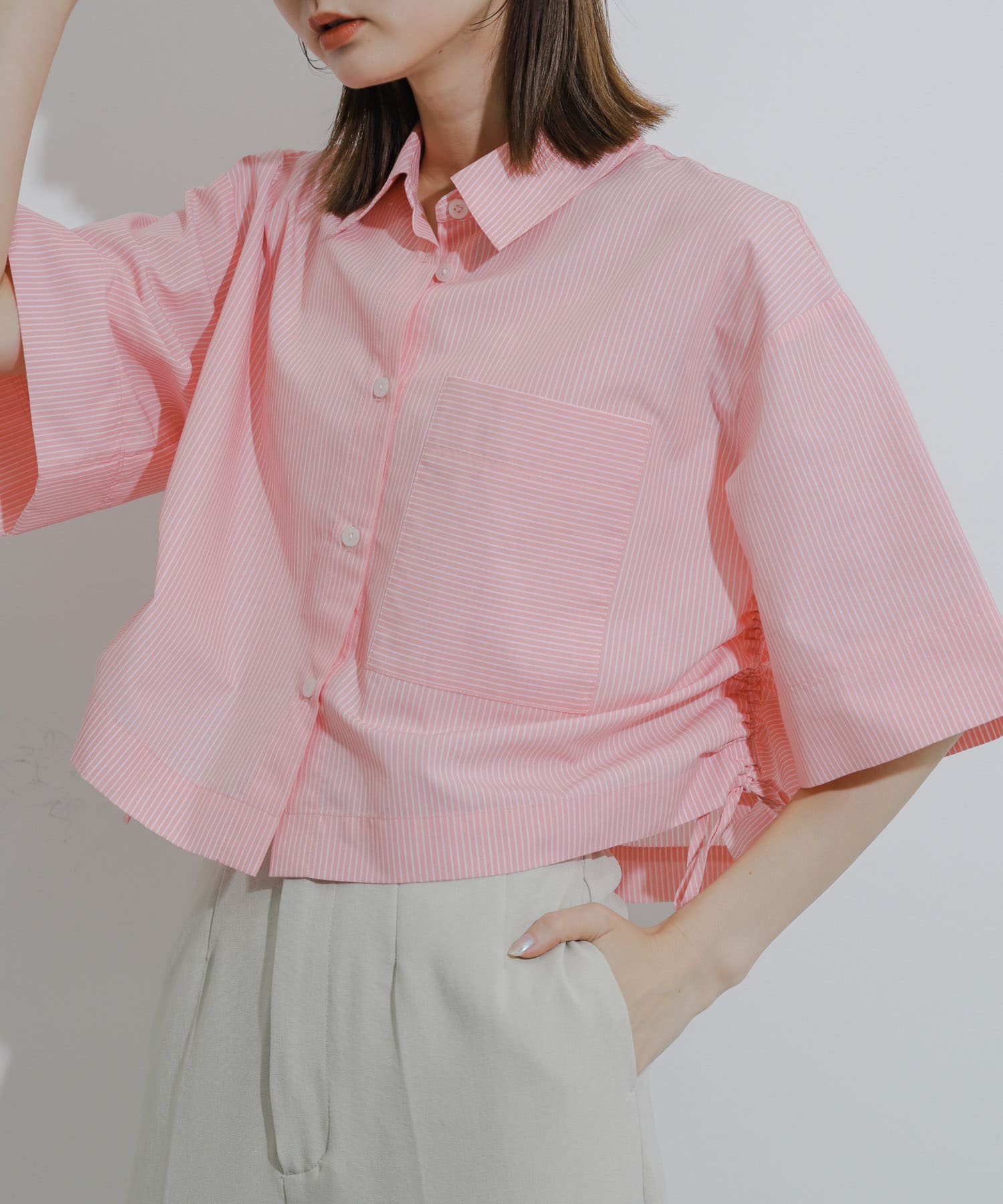 身長：169cm サイズ：one