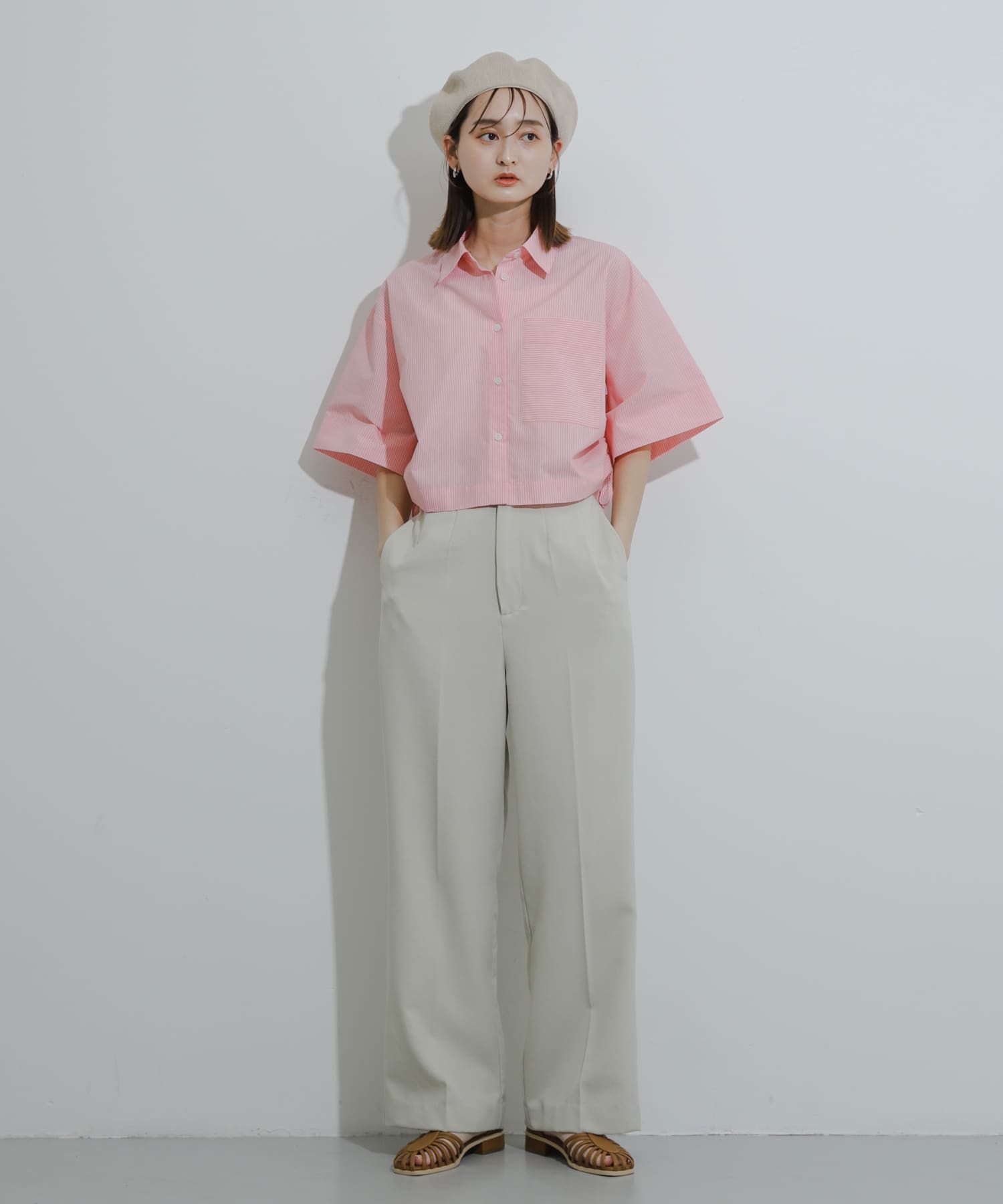 身長：169cm サイズ：one