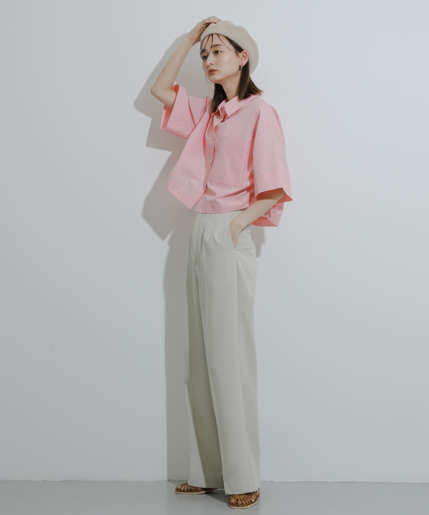 身長：169cm サイズ：one