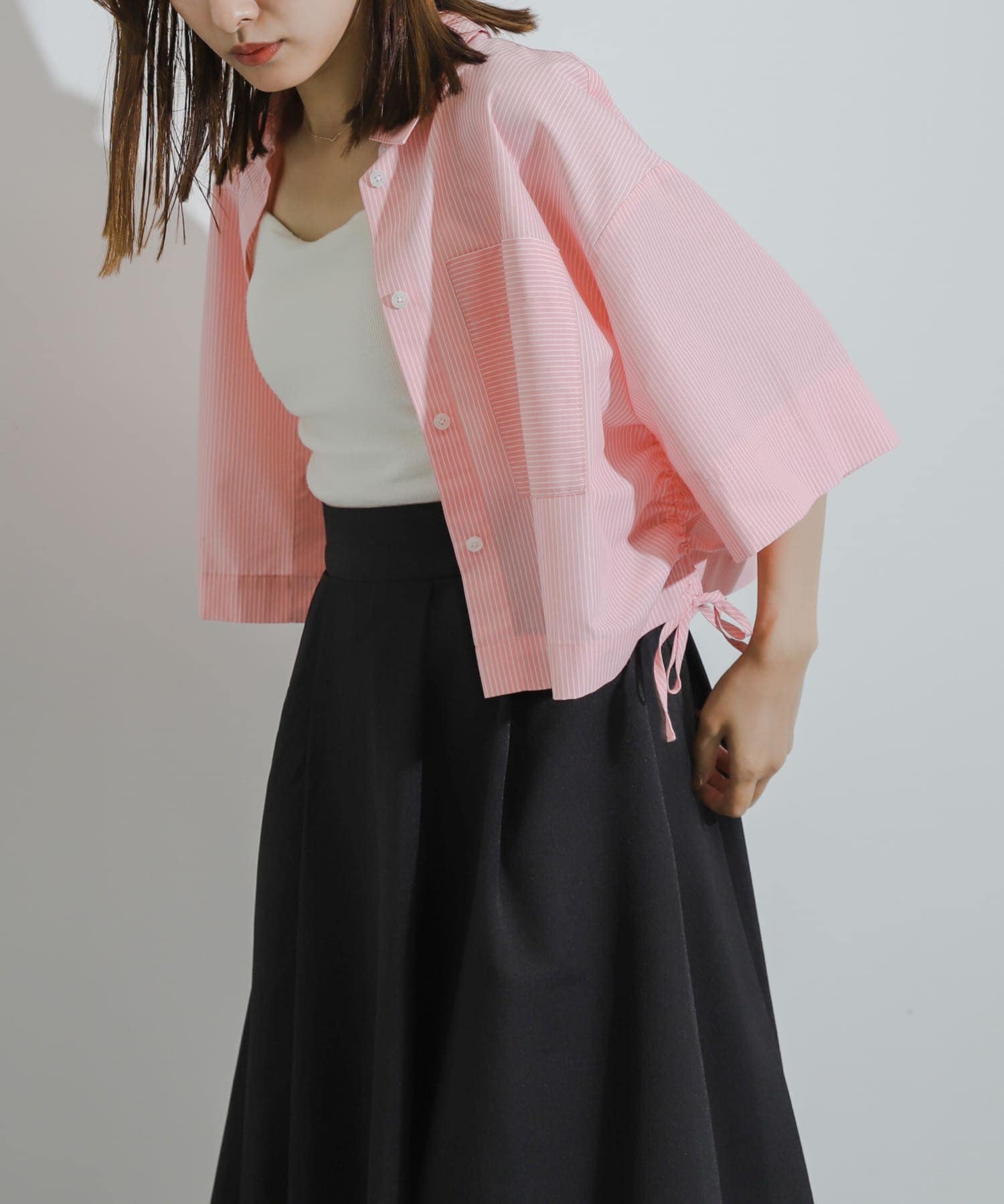 身長：155cm サイズ：one