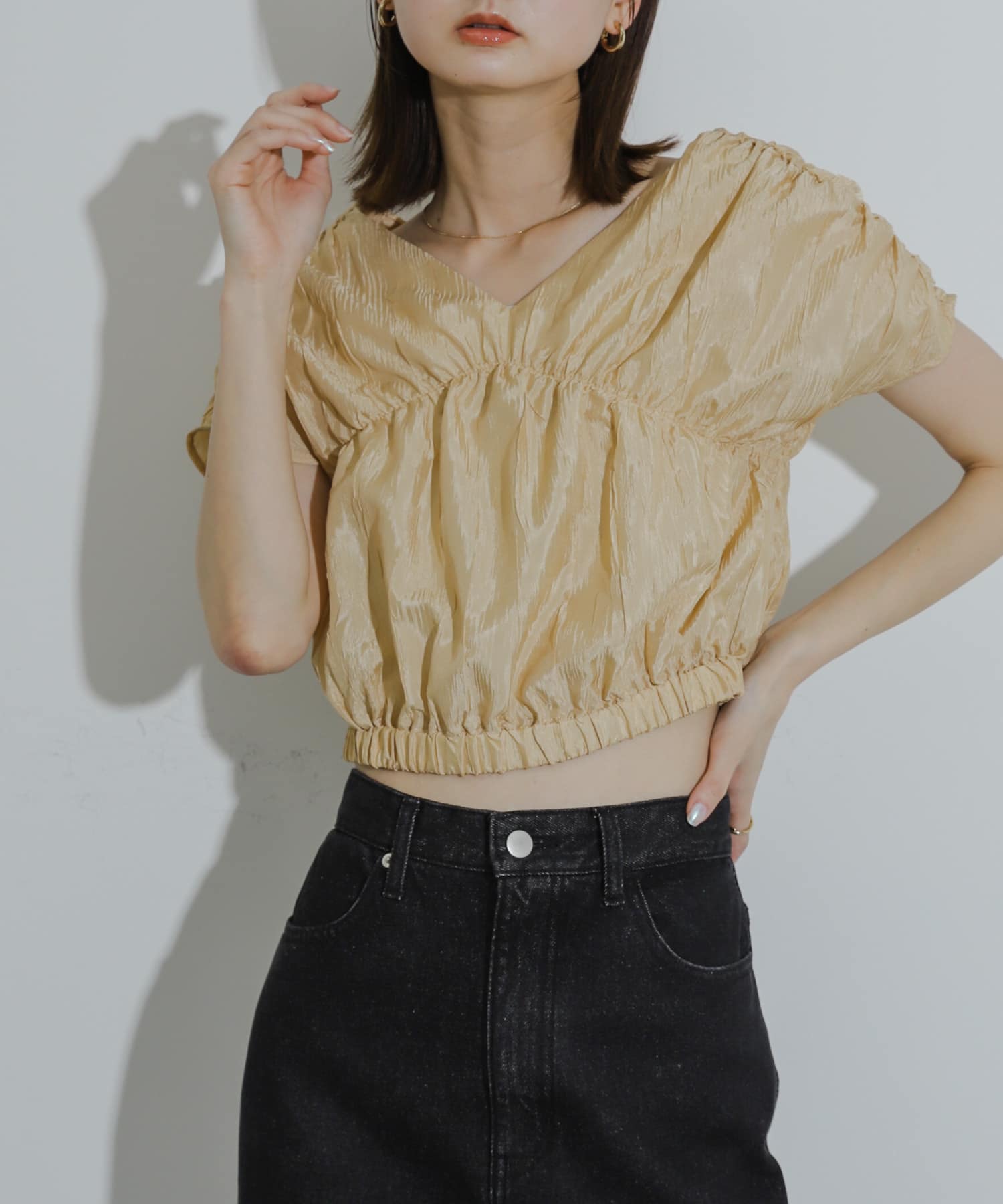 身長：169cm サイズ：one