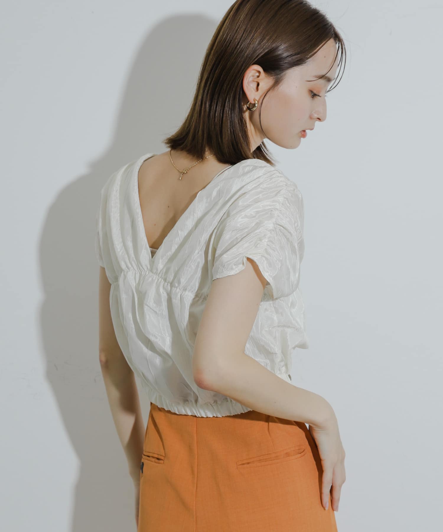 身長：169cm サイズ：one