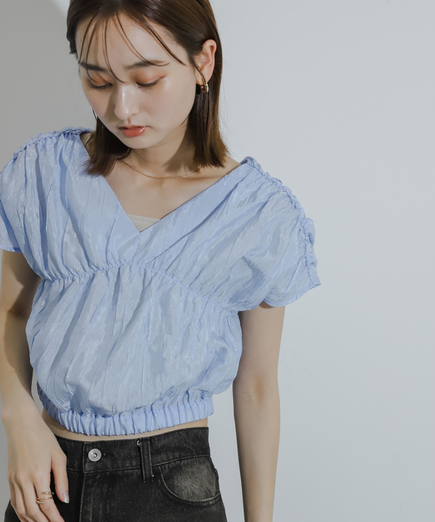 身長：169cm サイズ：one