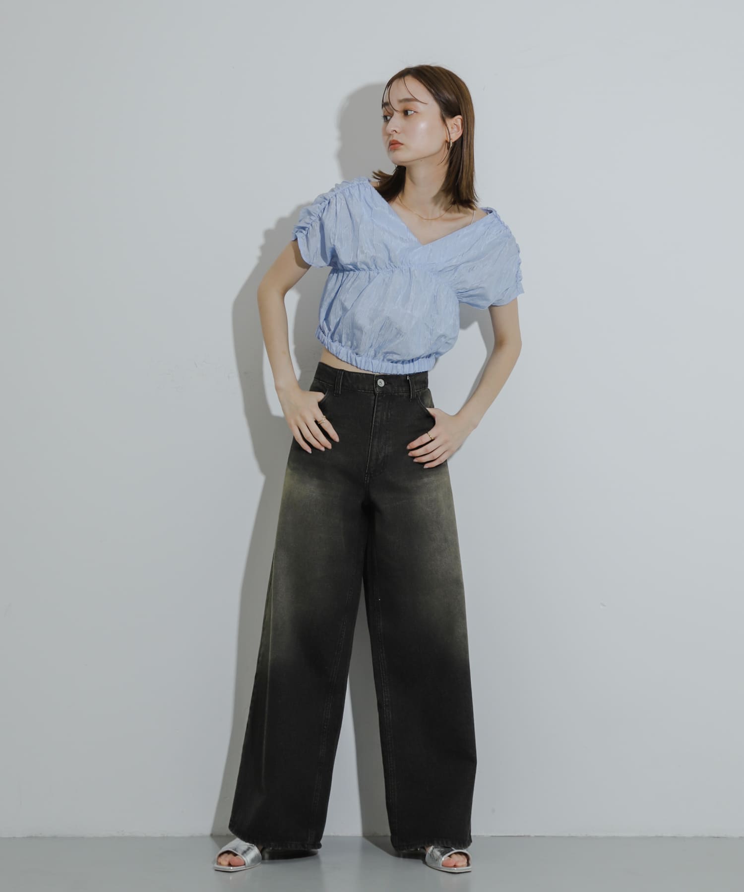 身長：169cm サイズ：one