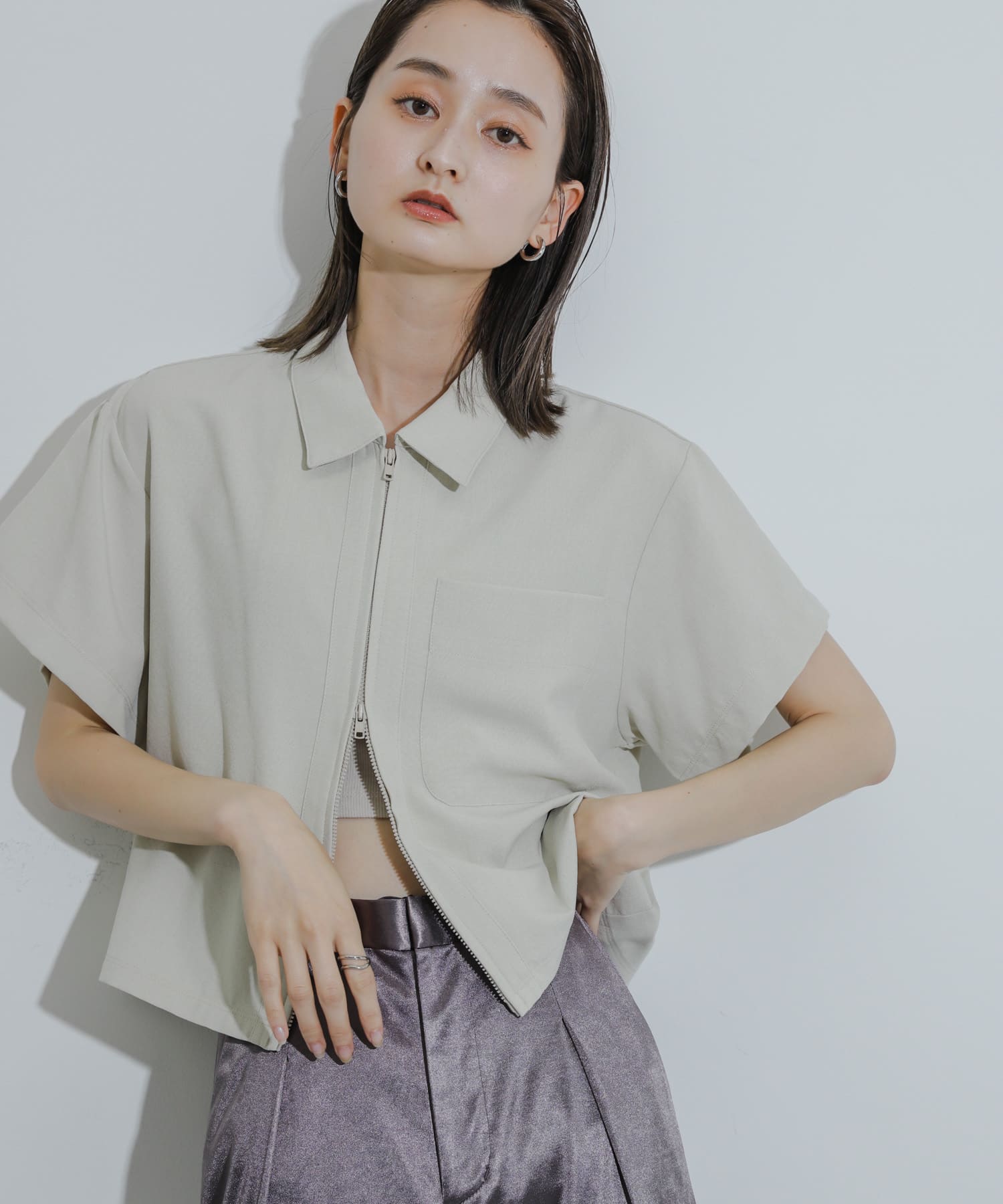 身長：169cm サイズ：one