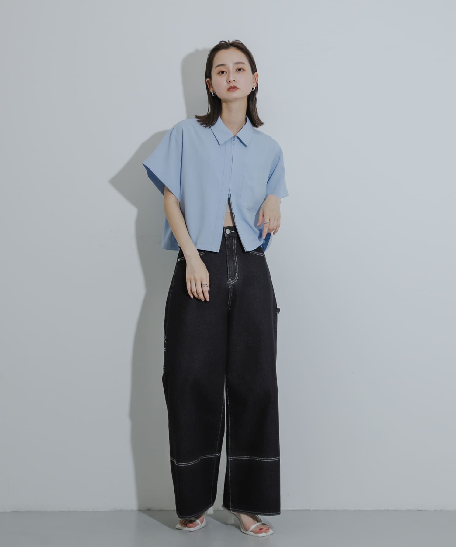 身長：169cm サイズ：one