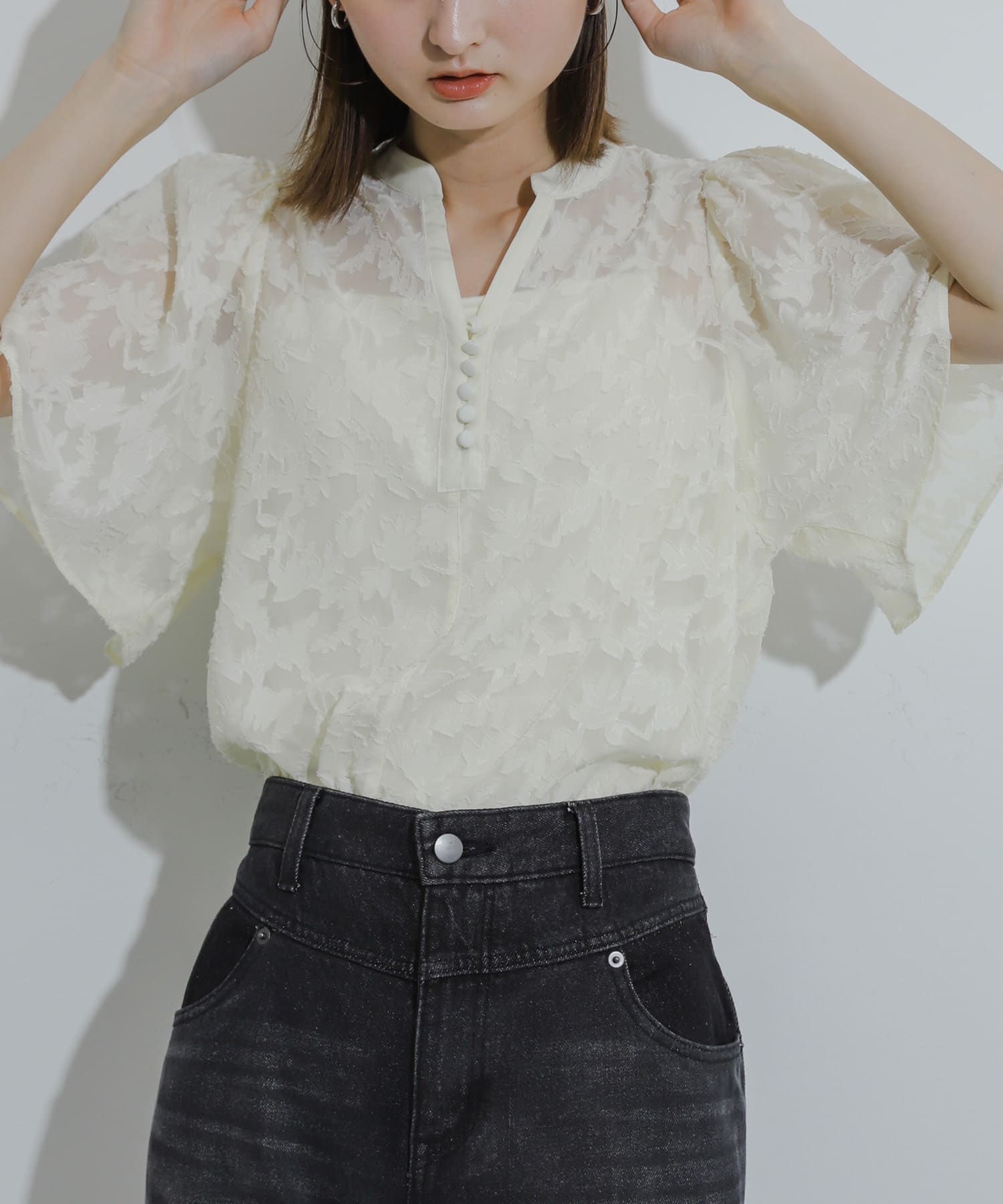 身長：169cm サイズ：one