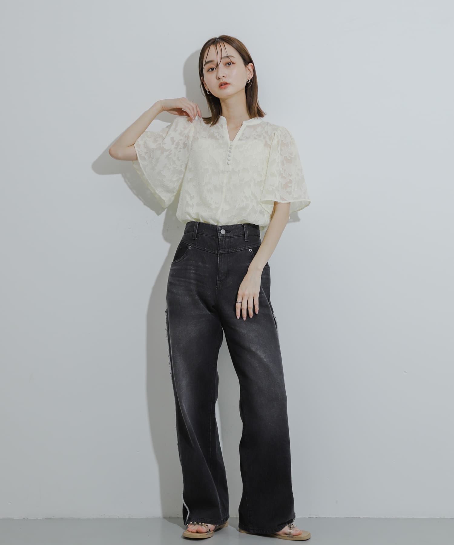 身長：169cm サイズ：one
