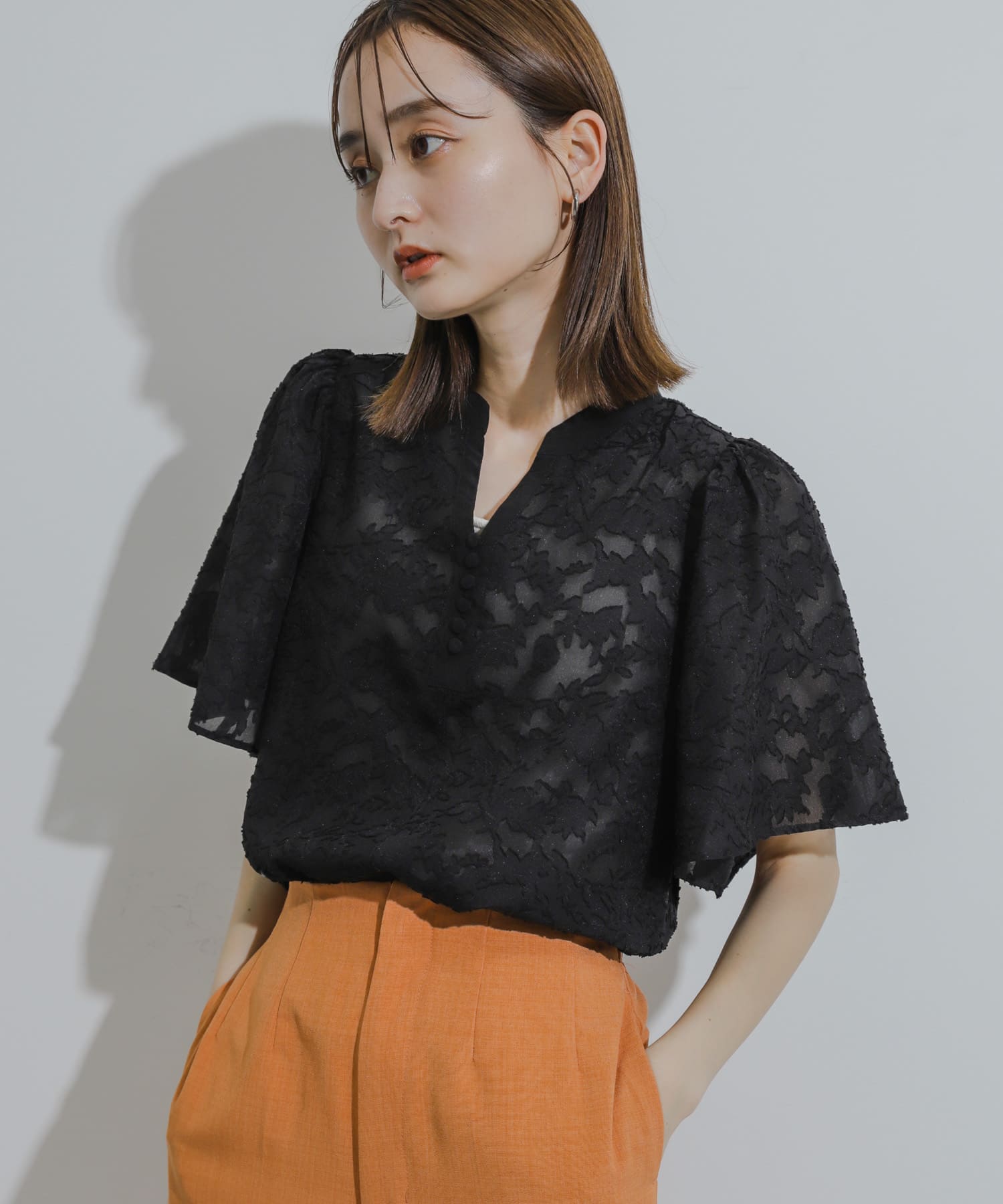 身長：169cm サイズ：one