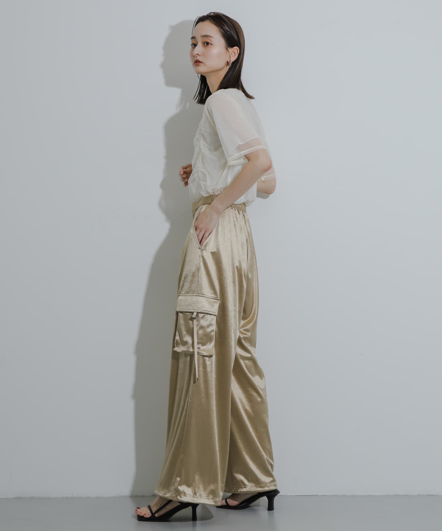 身長：169cm サイズ：one