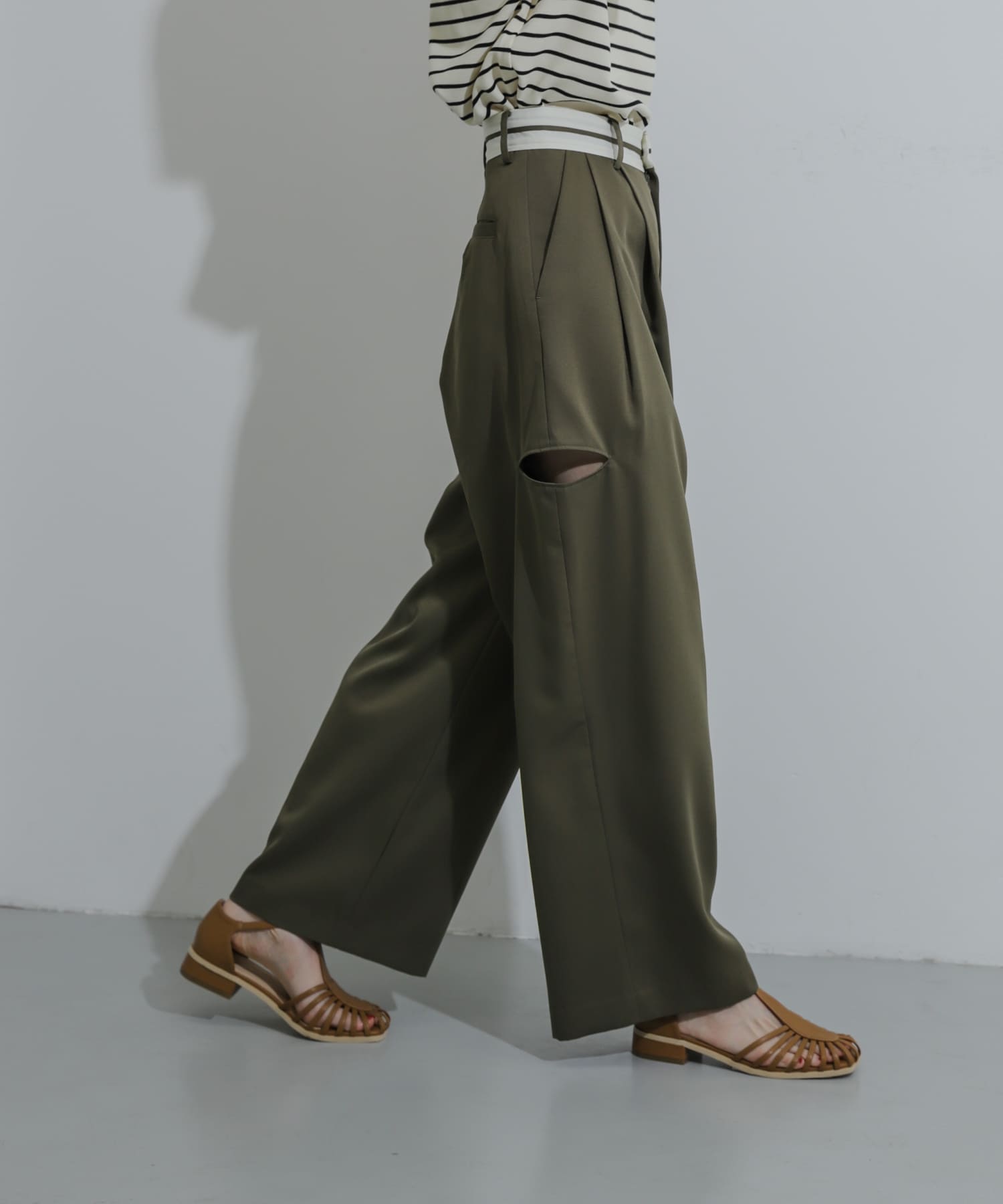 マーベルトスリットパンツ(S KHAKI): ボトム｜URBAN RESEARCH公式