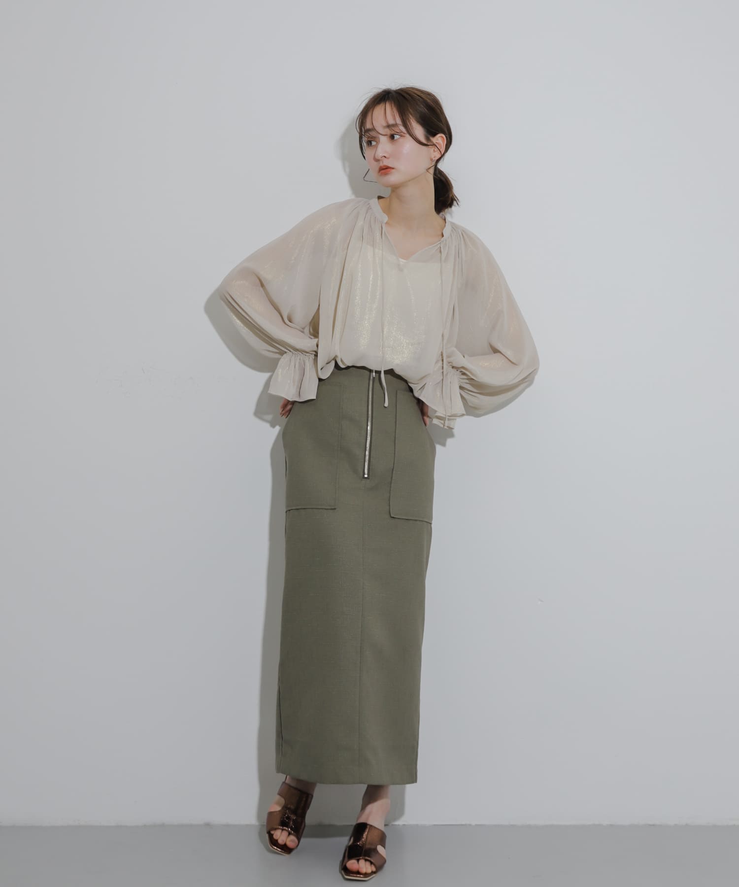 身長：169cm サイズ：M