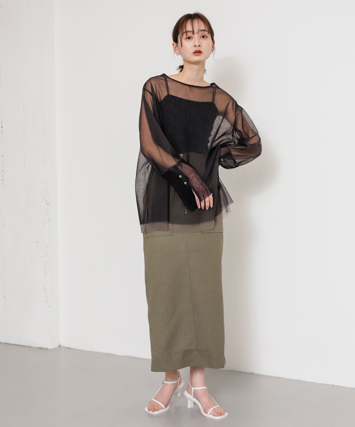 身長：169cm サイズ：M