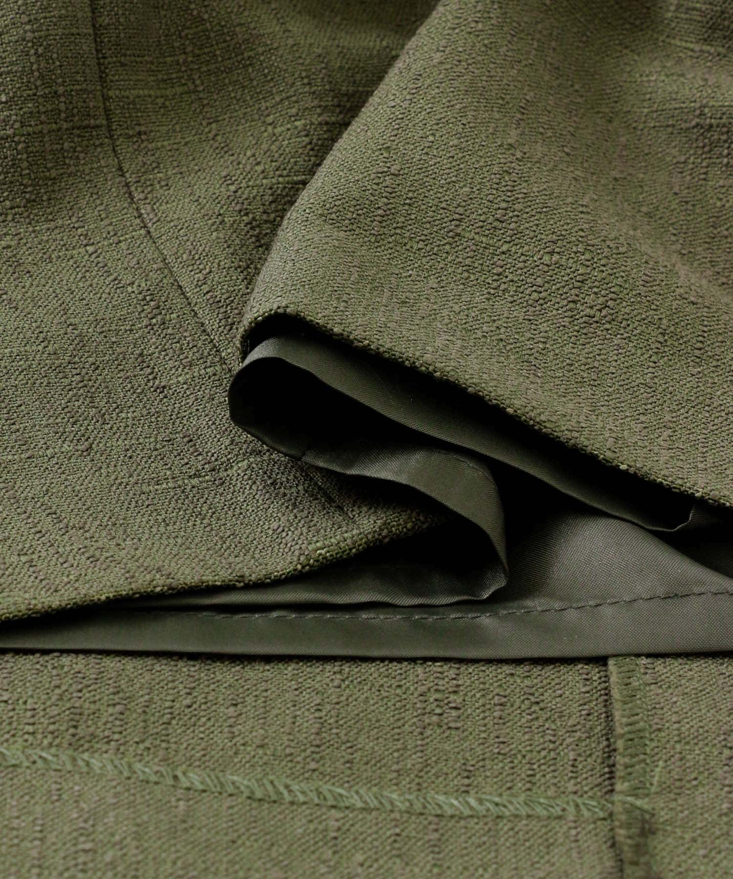 アウトポケットジップスカート KHAKI S