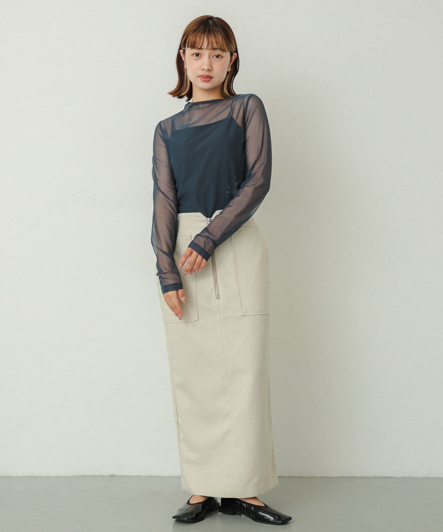 身長：158cm サイズ：M