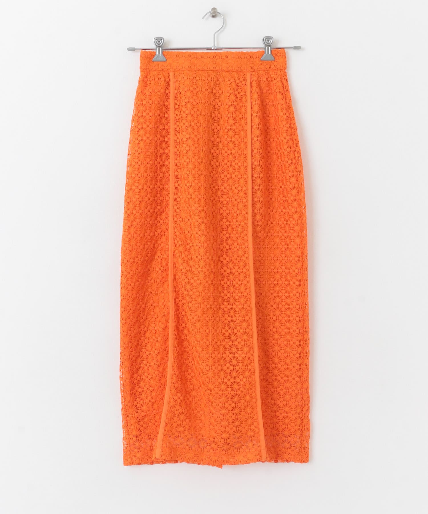 パイピングレーススカート ORANGE S