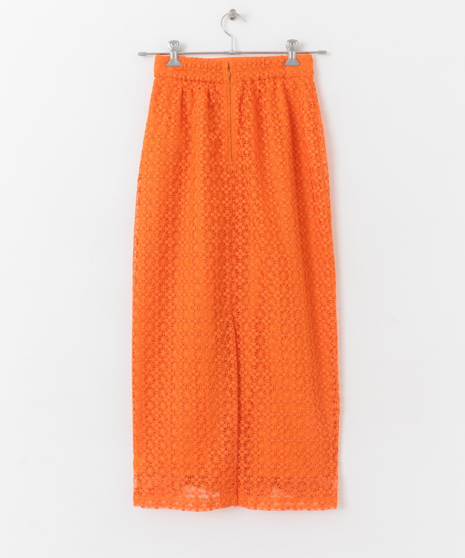 パイピングレーススカート ORANGE S