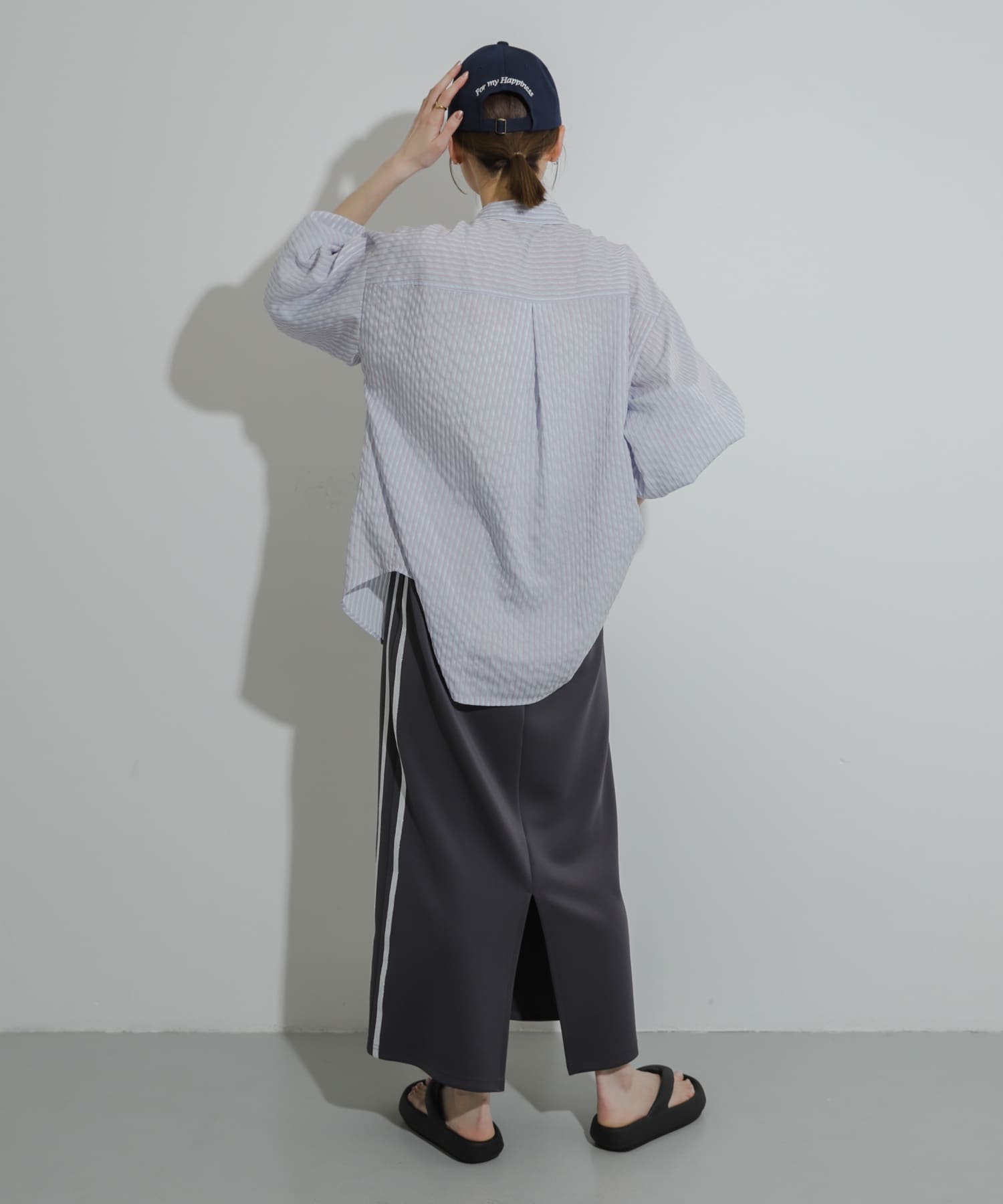 身長：169cm サイズ：one