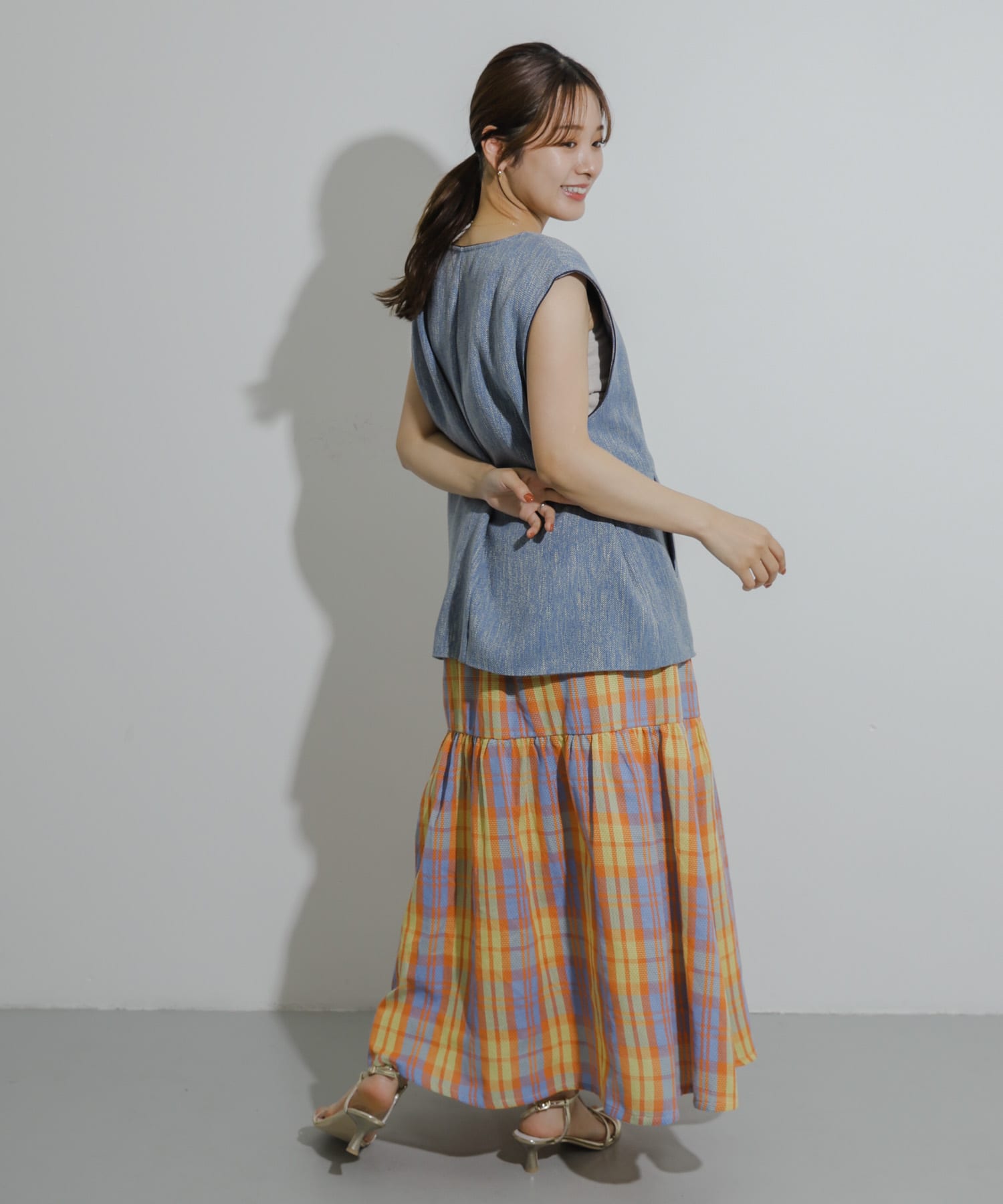 身長：155cm サイズ：one