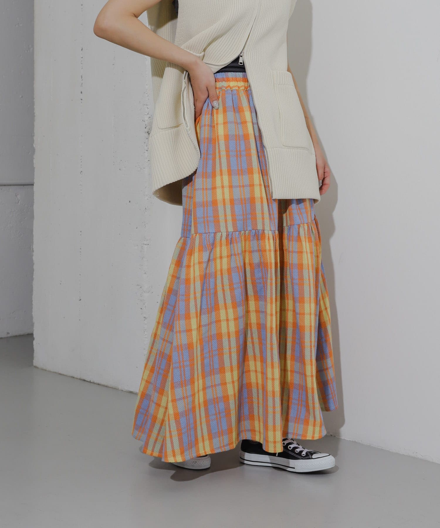 身長：158cm サイズ：one