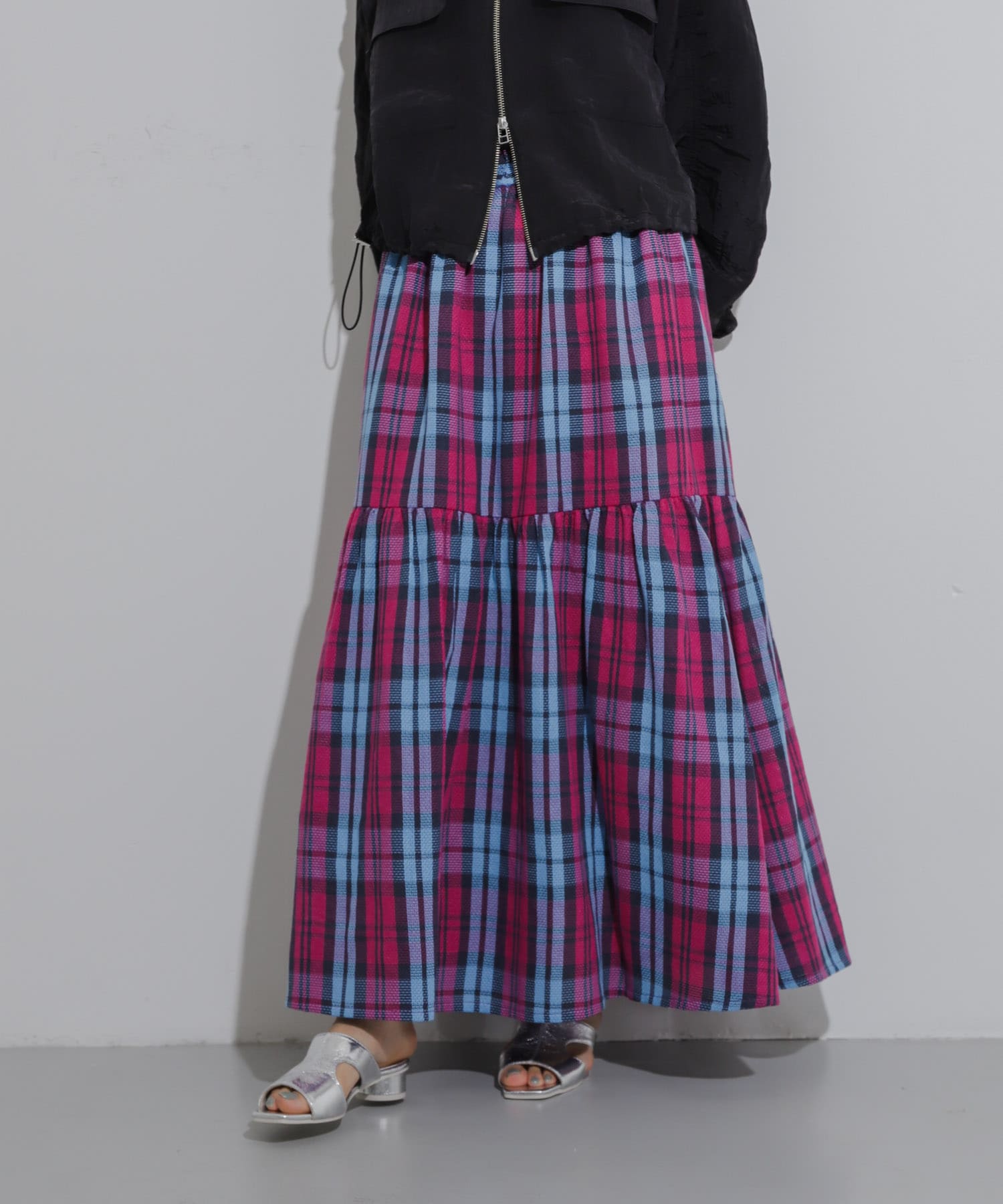 身長：158cm サイズ：one