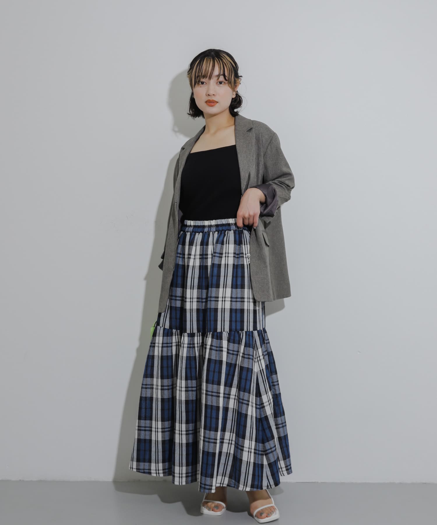身長：158cm サイズ：one