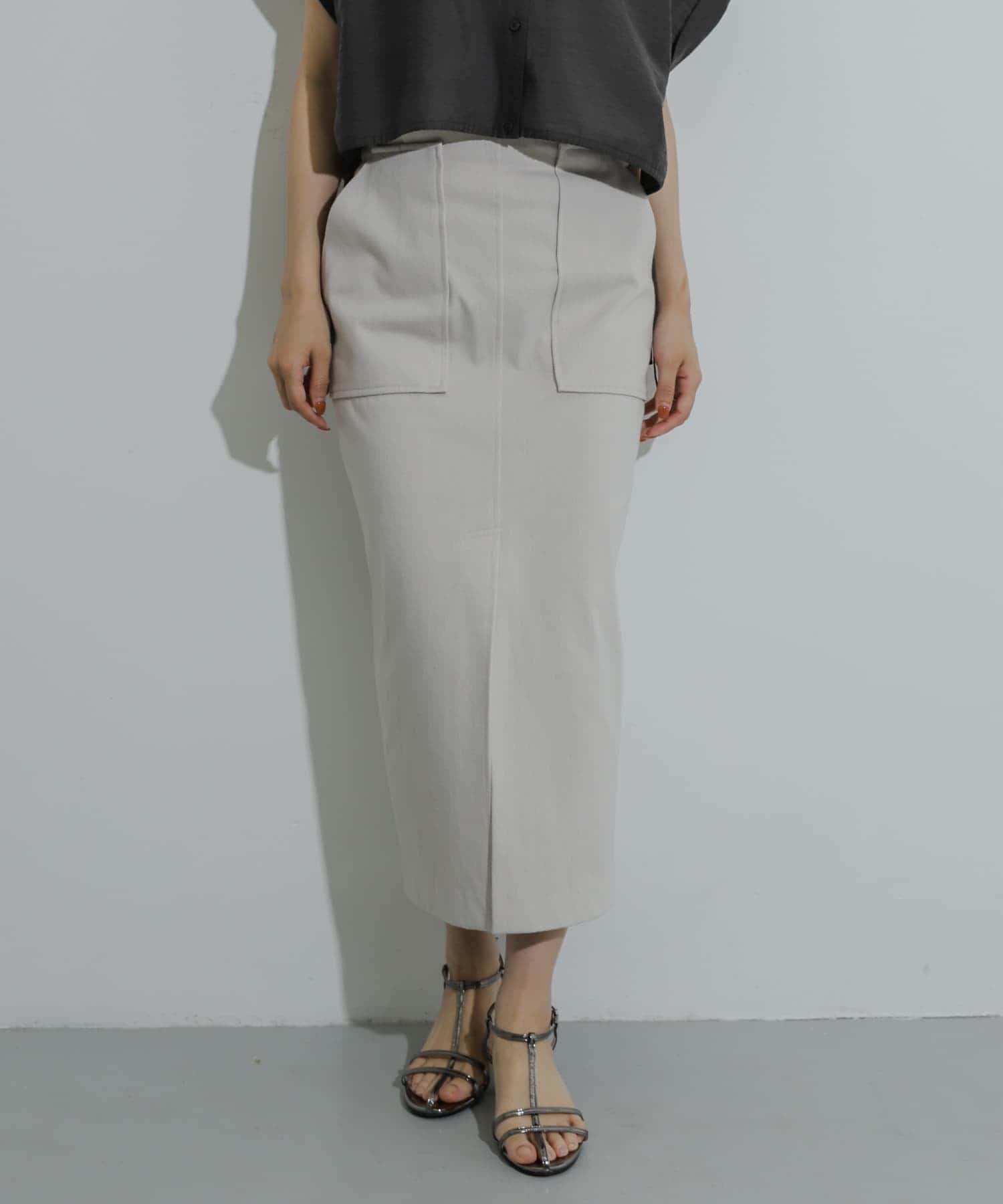 アウトポケットジャージースカート