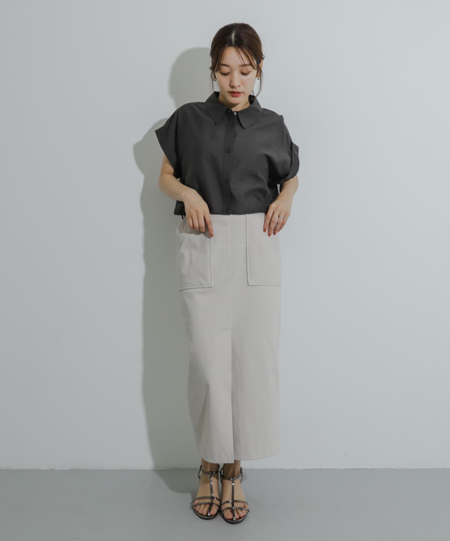 身長：155cm サイズ：XS