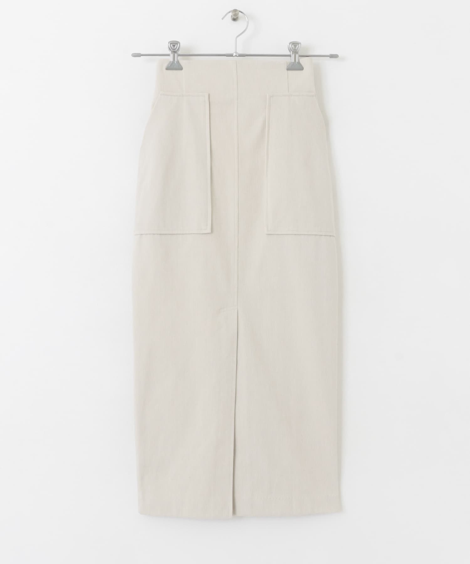 アウトポケットジャージースカート GREIGE XS