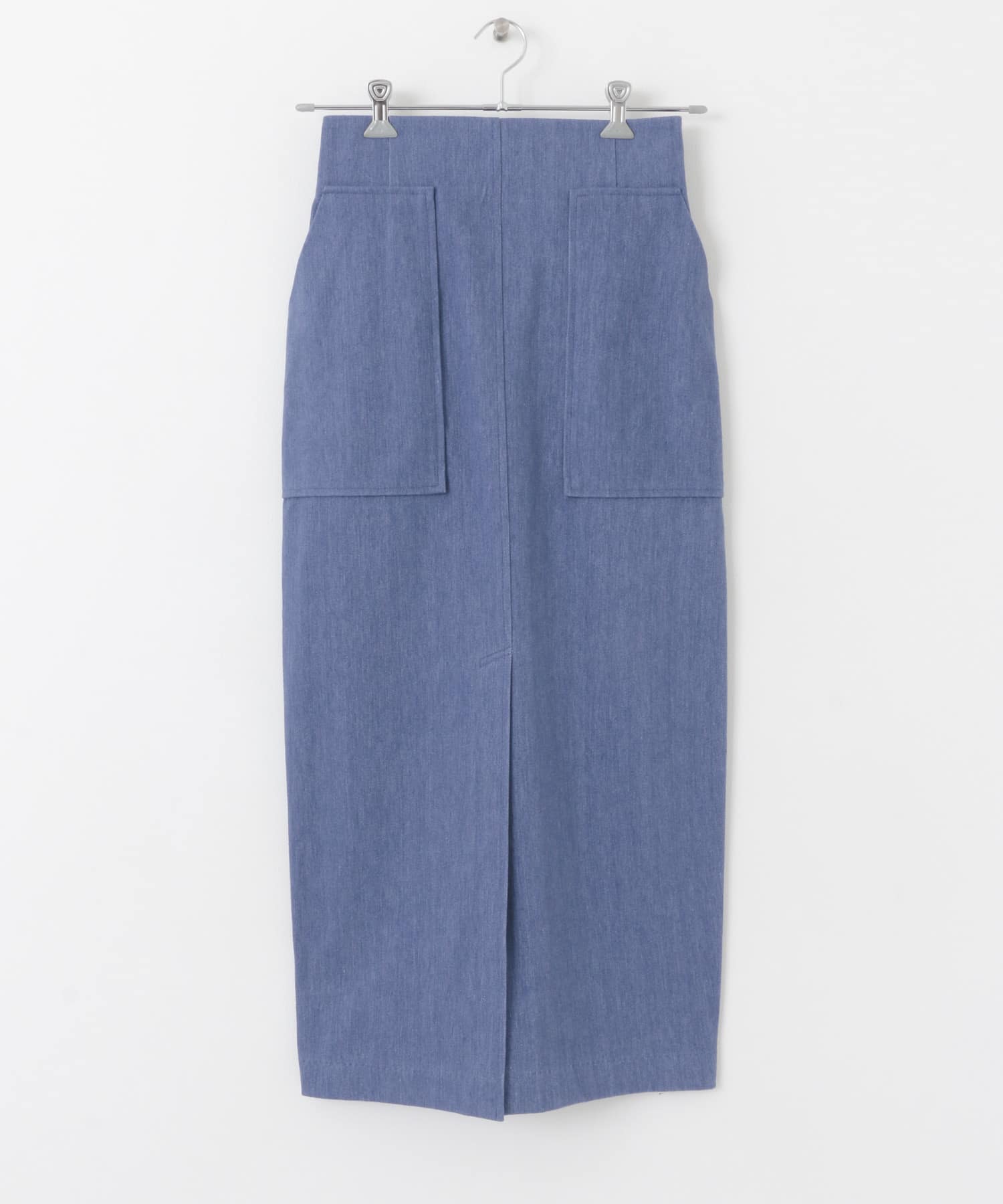 アウトポケットジャージースカート BLUE XS