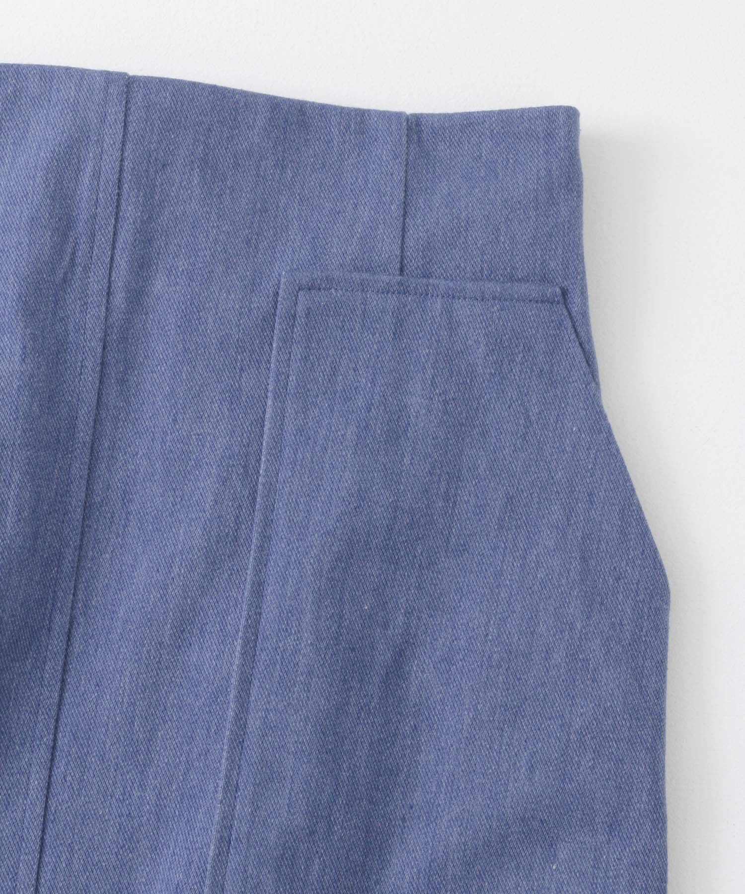 アウトポケットジャージースカート BLUE XS