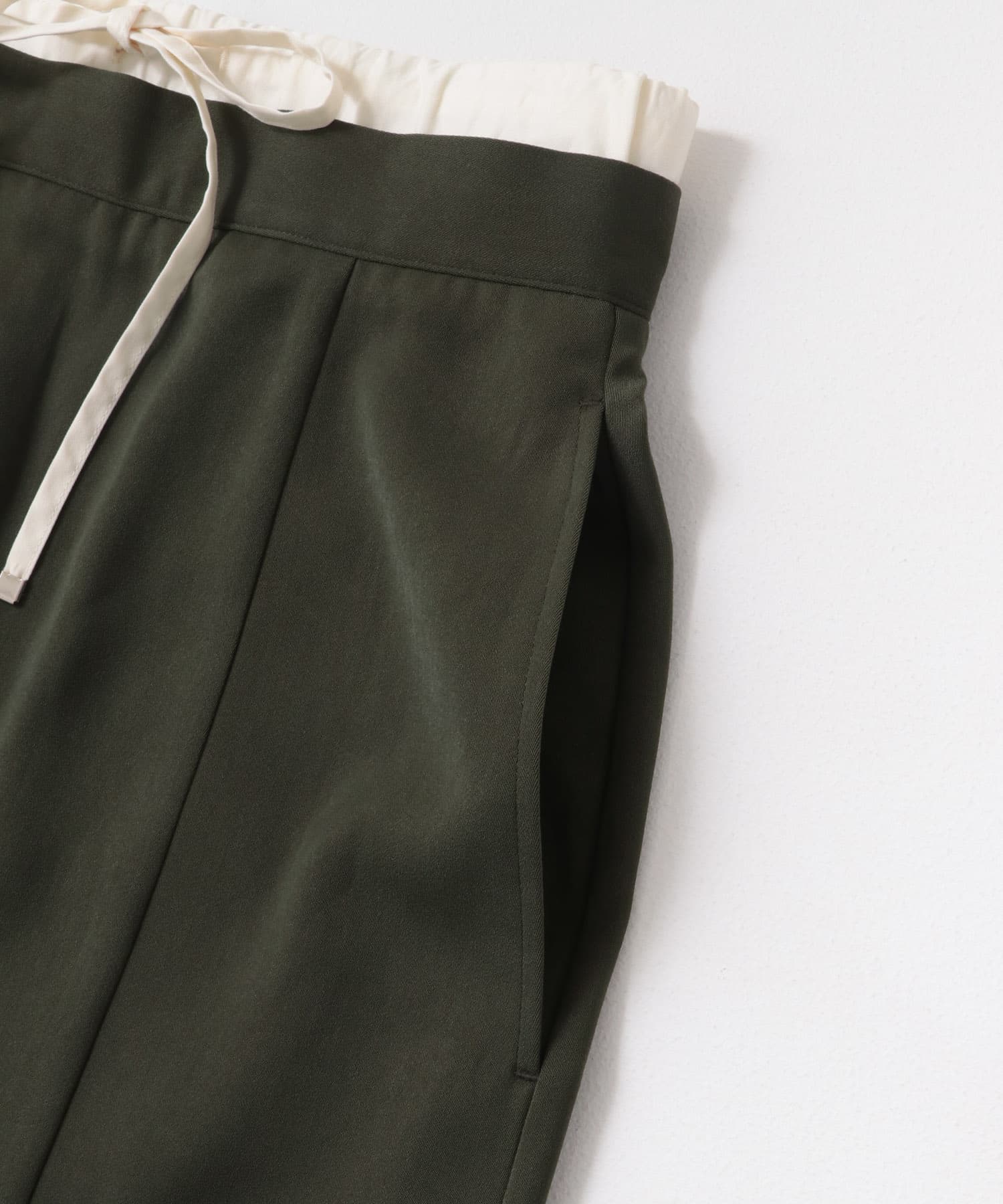 ドロストデザインタイトスカート KHAKI S