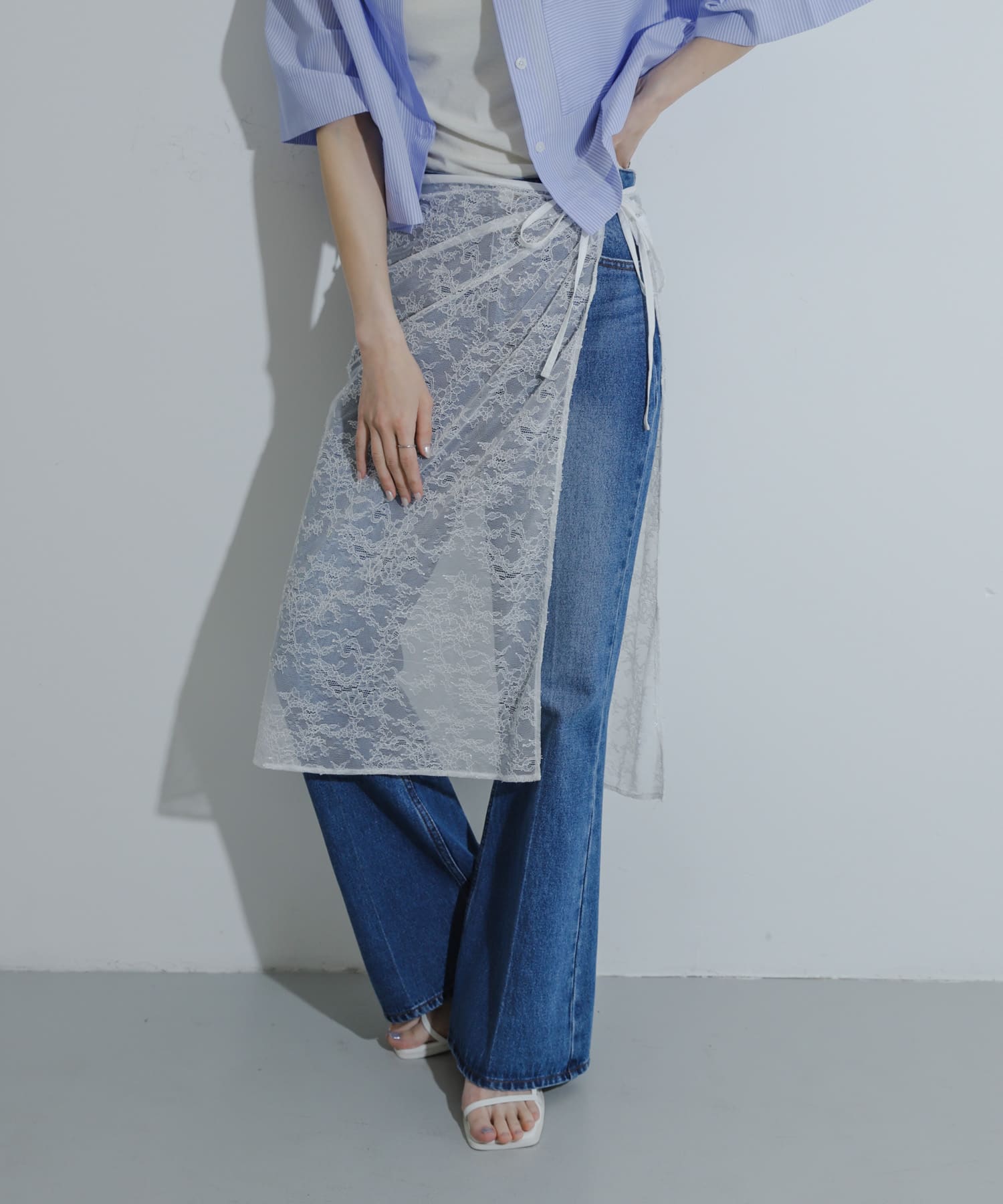 身長：169cm サイズ：one