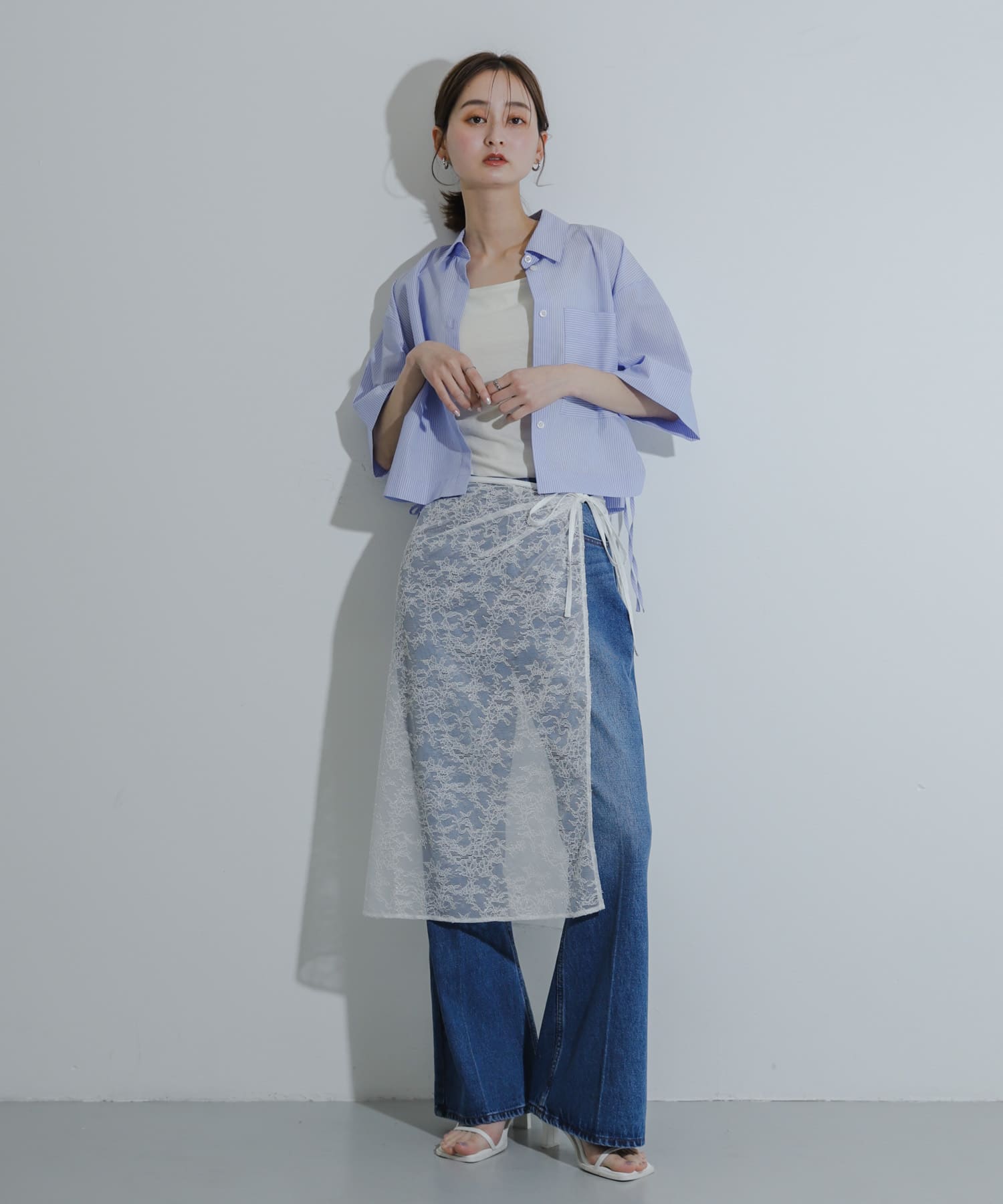 身長：169cm サイズ：one