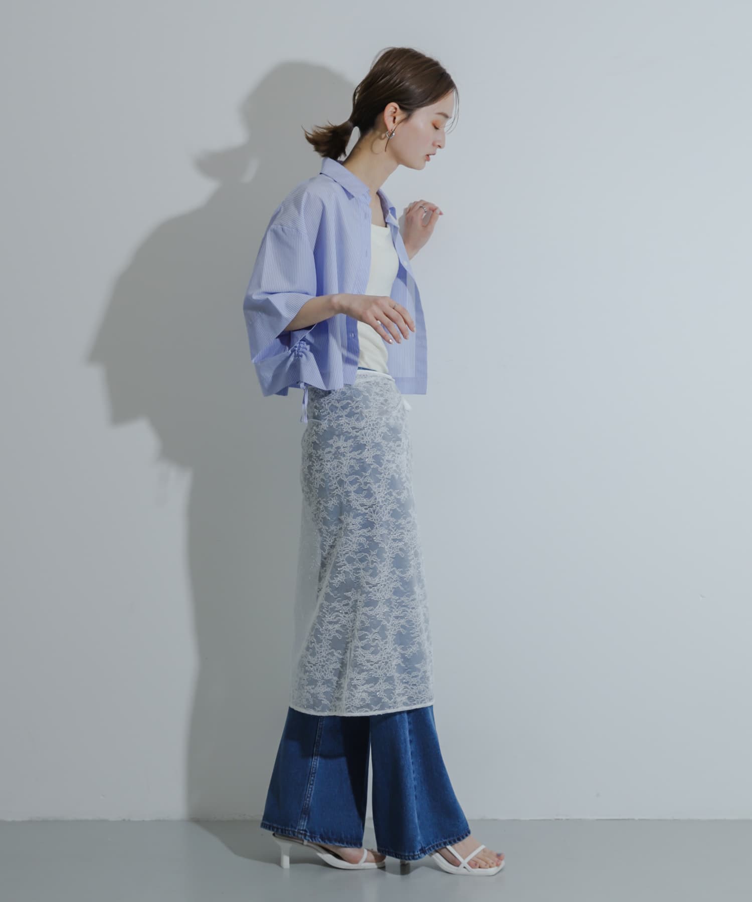 身長：169cm サイズ：one